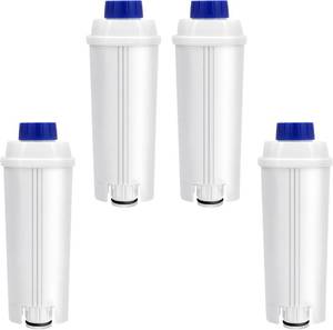 lot 6176 image: DLSC002 Water Filter Compatible with Delonghi Coffee Machines, Replacement for Delonghi 5513292811 Ecam, Esam, Etam, Bco410, Bco420, Ec680, Ec800, Cfl-950, Ser3017, 4 Count