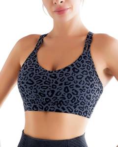 lot 6189 image: RUNNING GIRL Strappy Sports Bra for Women Sexy Crisscross Back Light Support Yoga Bra with Removable Cups