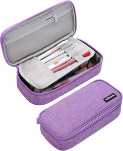 lot 6191 image: YOKUMA Pencil Case,Large Capacity Pencil Pouch,Aesthetic Zipper Pencil Box, Back to School Supplies for College Student Teen Adults,Travel Essentials,Electronic Cable Organize