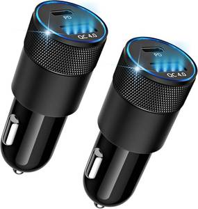 lot 6199 image: iPhone 1516 Car Charger, 48W 2-Port Fast USB C Car Charger Cigarette Lighter Adapter, Car Accessories for iPhone 1615141312 Series, Samsung Galaxy Series, iPad Pro, and More