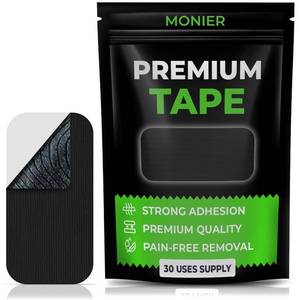 lot 6201 image: MONIER Premium Tape (30 Pack) - Pain Free Removal, Hypoallergenic, Latex Free & Gentle On Skin - Skin Friendly Adhesive Cotton Tape