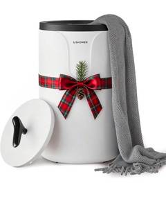 lot 39228 image: USHOWER Towel Warmers for Bathroom, 20L Large Towel Warmer Bucket for Spa & Massage, Auto Shut-Off Towel Heater Fits Two 40x70 Oversized Towels, Blankets, Bathrobes, PJs - Retail $119