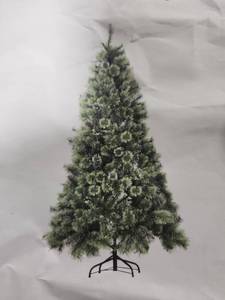 lot 39287 image: 6 Ft. Pre-Lit Christmas Tree - Retail $0