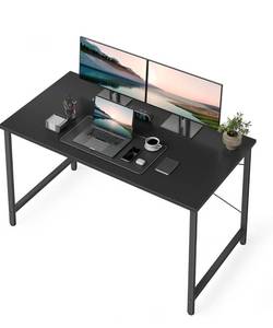 lot 39304 image: CubiCubi Computer Desk, 32 inch Home Office Desk, Modern Simple Style PC Table for Home, Office, Study, Writing, Black - Retail $0