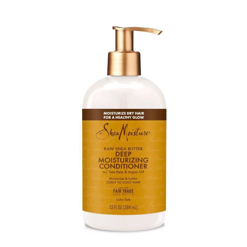 lot 1256 image: SheaMoisture Restorative Conditioner for Dry, Damaged Hair Raw Shea Butter Silicone Free Conditioner for Curly Hair 13 oz Retail $19.85
