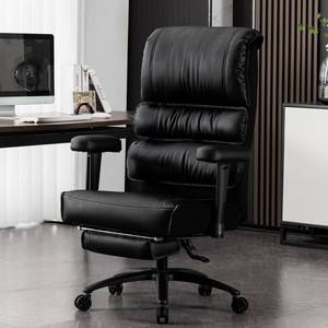 lot 1182 image: MO MAEK Desk Office Chair,Executive Big and Tall Chair,High Back Leather Office Chair - Retail $299