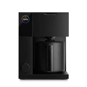 lot 1007 image: Fellow Aiden Precision Coffee Maker - 10-Cup Thermal Carafe, Built-In Brewing Guidance, Scheduling, Removable Water Tank, Matte Black - Retail $400