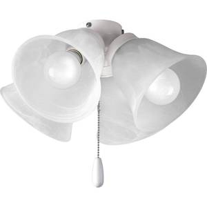 lot 1030 image: Progress Lighting P2643-30WB AirPro Ceiling Fans, White, 8x13.75x13.75 - Retail $73