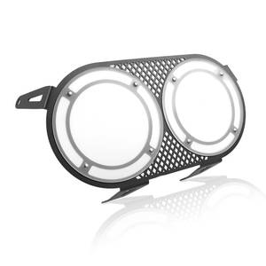 lot 1114 image: WORLDMOTOP Motorcycle Headlight Grille Mesh Grill Cover Headlight Guard Protector Grill Cover Replacement for Ducati DesertX Desert-X Desert X 2022 2023 2024 - Retail $39