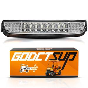 lot 1143 image: GODCTSUP EZGO LED Headlight Bar for TXT 1996-2013 Gas and Electric Carts, 12V Golf Cart Headlight Bar with 3-pin plug, Super Bright 12V Street Legal LED Head light (without Mounting Bracket) - Retail $54