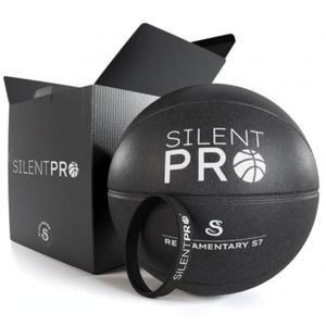 lot 1154 image: Silent Basketball �� Black Mamba Premium Series �� Size 7 (29.5) �� Quiet Indoor Dribbling �� Premium Foam Ball, Exact Shape �� Child Safe, Not Vacuum Shipped �� Soundless, Noiseless Indoor Play - Retail $40