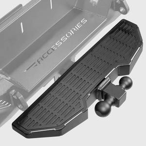 lot 1168 image: 2 Trailer Hitch Step with 2-Inch & 2-516 Inch Ball Mount - Retail $134