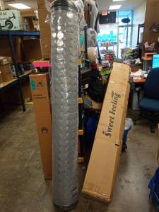 lot 1184 image: Crown Comfort Coil Mattress near King size  73x77 x unknown thickness  (Best Guess after research) - Retail $449