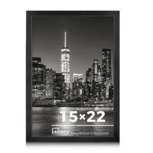 lot 1242 image: Annecy 15x22 Picture Frame Black��1 Pack��, 15 x 22 Picture Frame for Wall Decoration, Classic Black Minimalist Style Suitable for Decorating Houses, Offices, Hotels - Retail $23