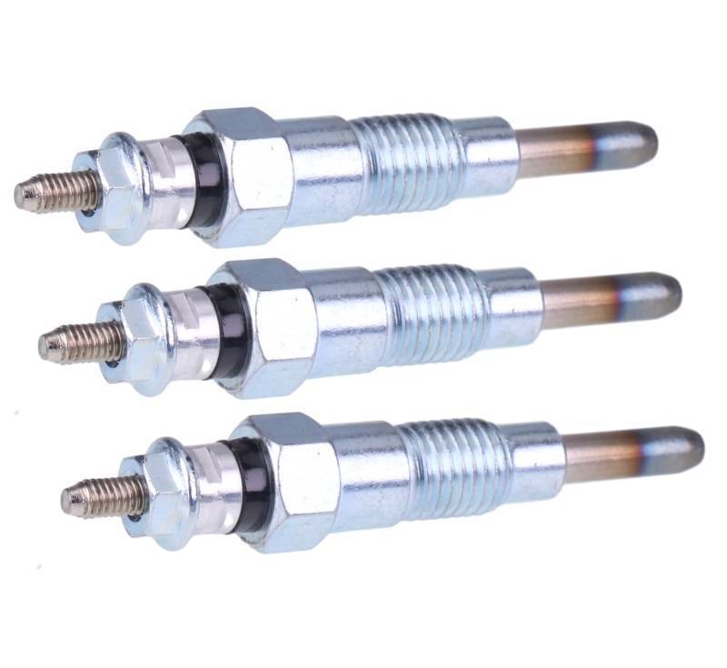 lot 43595 image: 3PCS Glow Plugs M811937 MIU802457 for John Deere X495 X595 X740 X744 X748 X749 X750 X754 X758 1435 1023E 1025R 1026R 2025R 2026R 2305 2320 2030A 850D 855D Yanmar Engine 3TNV76 3TNM74 3TNV70 - Retail $21