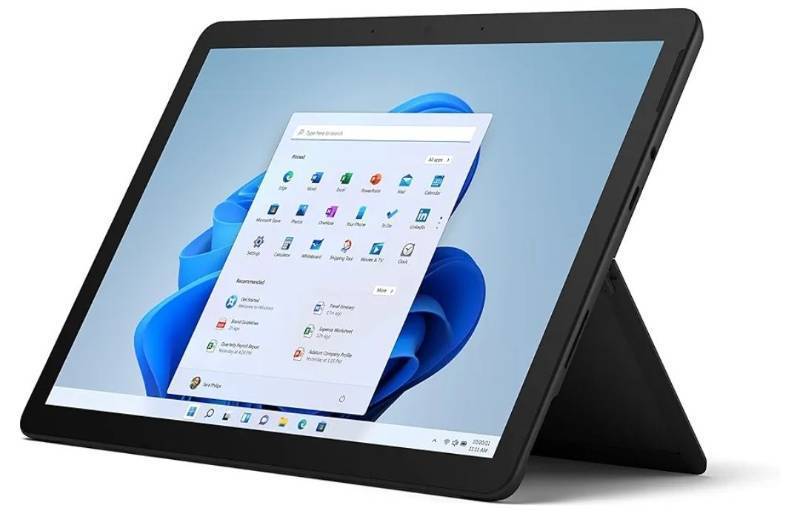 lot 43729 image: Microsoft Surface Go 3-10.5 Touchscreen w Screen Protector - Intel i3 - 8GB Memory - 128GB SSD - LTE Capable with SIM Card, Keyboard, Charger and 128GB MicroSD card, Windows 11. - Retail $600
