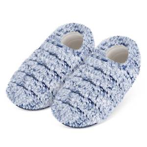 lot 43739 image: Warming Slippers and Heated Shoes for Bed, Microwave Heated Slipper for Women & Man, Feet Warmers for Cold Day, L - Retail $37
