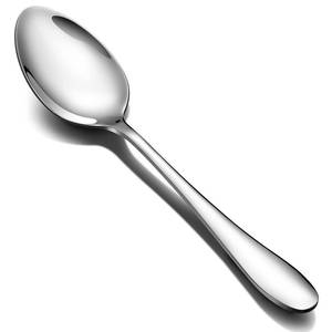 lot 43778 image: 12-Piece Stainless Steel Dinner Spoon, Large Tablespoons,8-Inches (12-Piece) - Retail $18