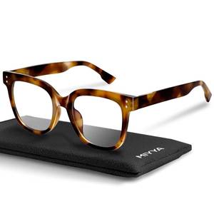 lot 43833 image: Blue Light Glasses for Women & Men Oversized UV & Blue Light Blocker Chunky Frames, All-Day Comfort, Stylish Eyewear - Retail $17