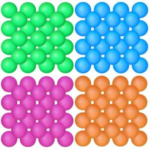 lot 43863 image: Table Tennis Balls Multi Colored 40mm Plastic Balls Bulk Washable Small Game for Carnival Pool Games, Party Decoration Pet Toy(Bright Color) - Retail $20
