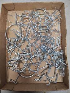 lot 410 image: Peg Board Hooks For Organizing and other Materials