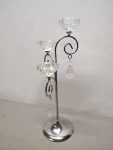 lot 425 image: Crystal Studded Candle Holder