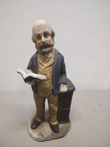 lot 446 image: Ceramic Elderly Man Possibly a Professor