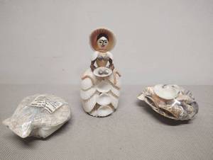 lot 447 image: Girl Made of Shells with 2 Packs of Shells
