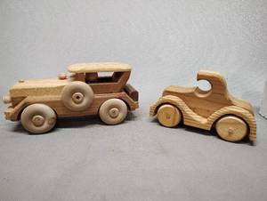 lot 492 image: Wooden Toy Cars