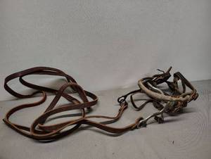 lot 493 image: Leather Horse Reins
