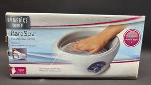 lot 129 image: NIB HoMedics ParaSpa Paraffin Wax Refill Two Pounds