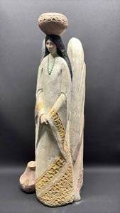 lot 132 image: Vintage Austin Productions Acoma Series (Earth, Wind and Fire) Clay Sculpture Approximately 24 inches tall