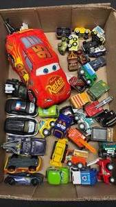 lot 144 image: Pixar Cars Collection in Various Materials Diecast, Plush and Plastic