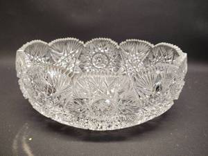 lot 10 image: ABP CUT GLASS BOWL