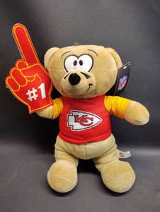 lot 67 image: Official NFL KANSAS CITY CHIEFS FAN BEAR