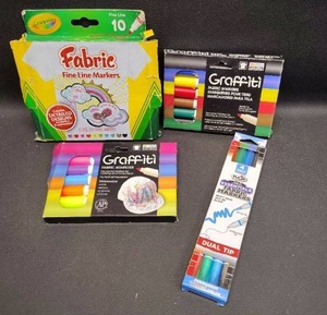 lot 70 image: 4 Boxes of Fabric Markers