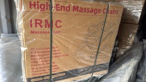 lot 132 image: IRMC 8D Full Body Massage Chair with Zero Gravity
