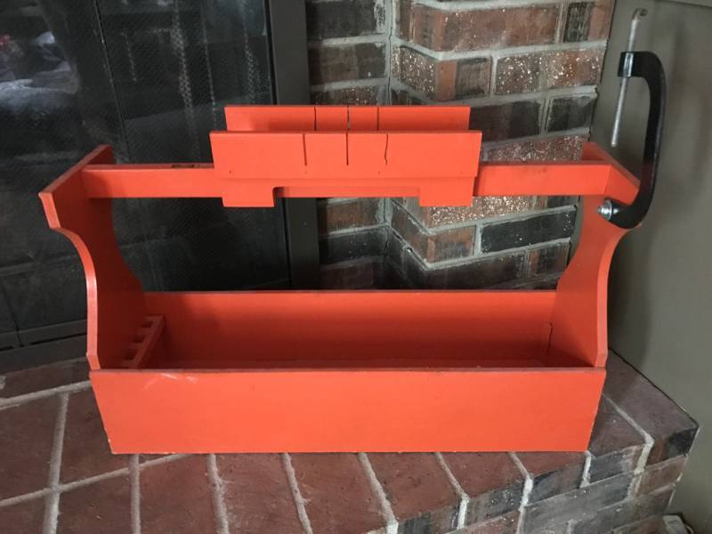 lot 51 image: Handmade wood tool box