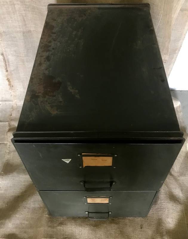 lot 67 image: Set of 2 File CabinetsDrawers (use separate or stack together).   I was going to make them into rustic industrial side tables--just one upcycle suggestion