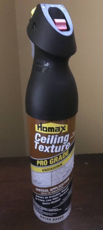 lot 84 image: 1 Can of Homax Knock Down Ceiling Texture-unused