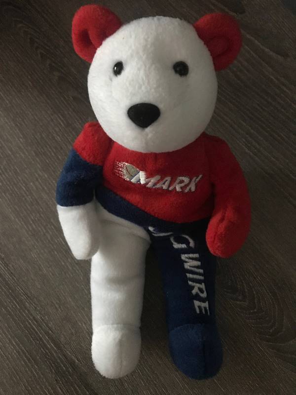 lot 120 image: Mark McGuire #25 Teddy Bear