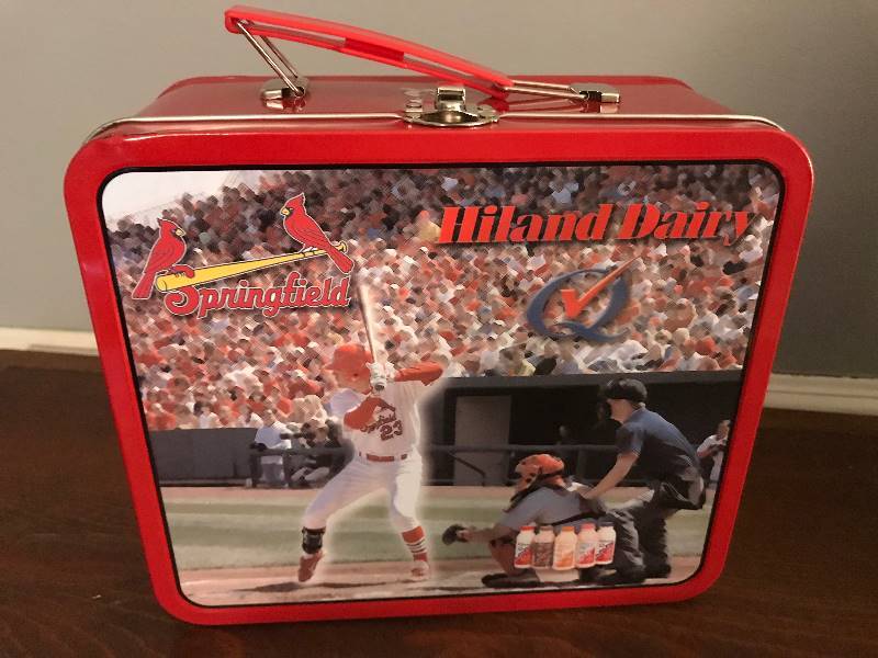 lot 122 image: Hiland Diary St. Louis Cardinals lunch box