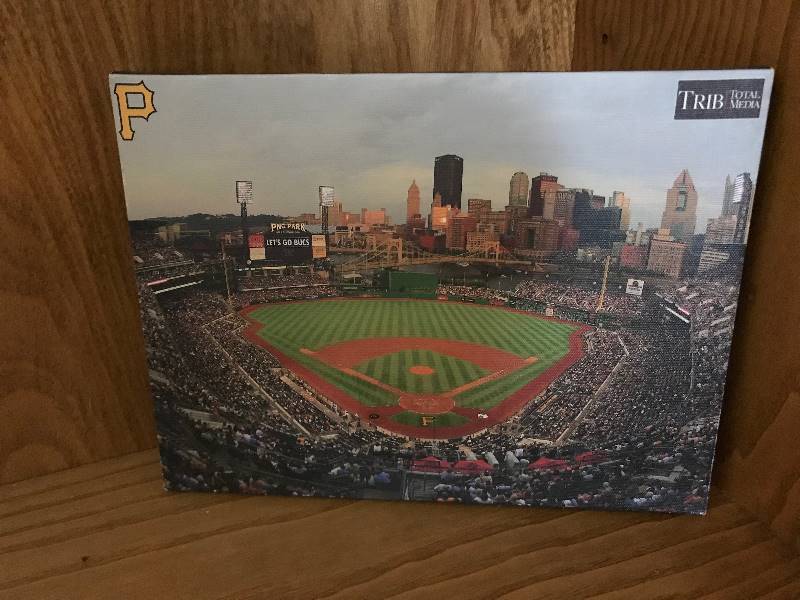 lot 170 image: Pirates Stadium Picture-Canvas 9 x 12