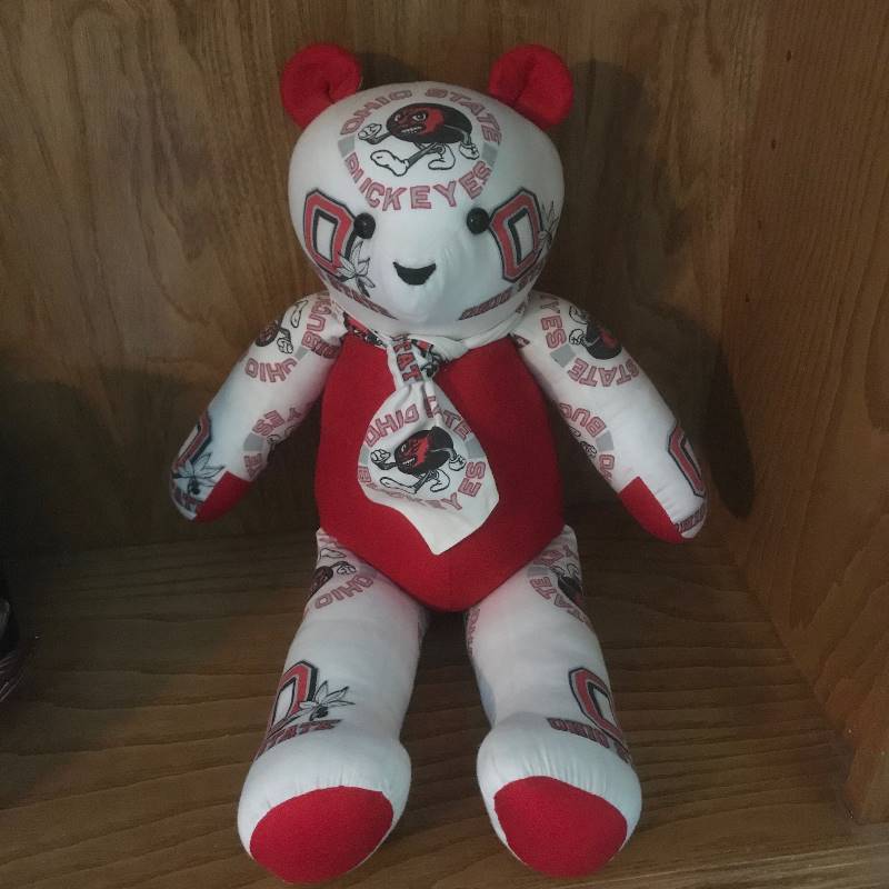 lot 174 image: Ohio State Buckeyes Collectible Teddy Bear