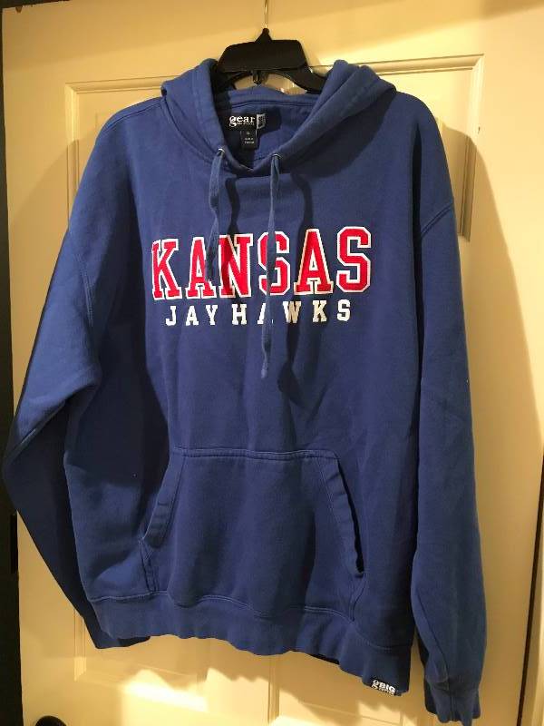 lot 205 image: Gear for Sports Big Cotton Large Sweatshirt-Kansas University (KU) Jayhawks