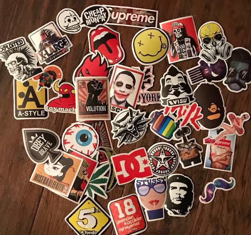 lot 277 image: Variety of Stickers