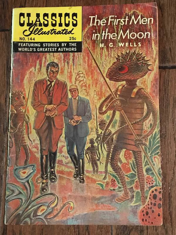 lot 284 image: HG Wells Classics Illustrated--The First Men in the Moon