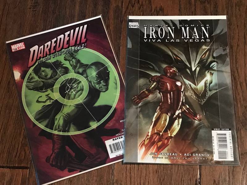 lot 288 image: Marvel Comics-Daredevil and Iron Man