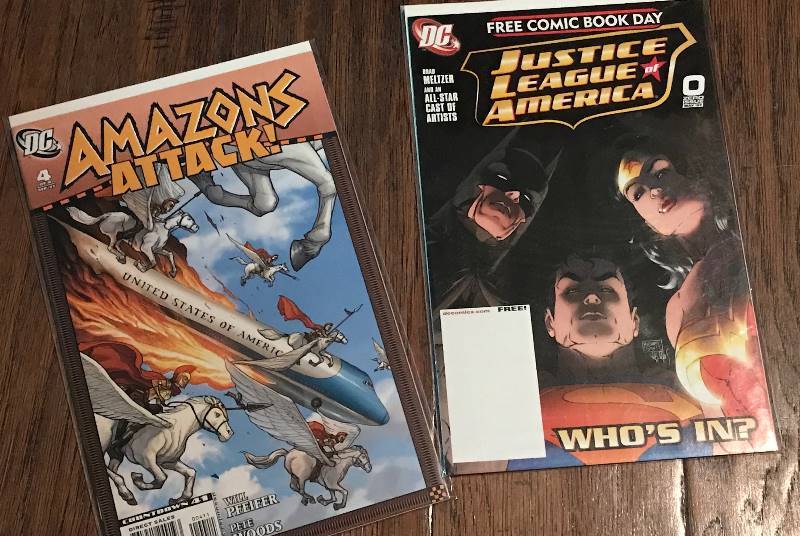lot 292 image: DC Comics Amazon Attacks and Justice League America