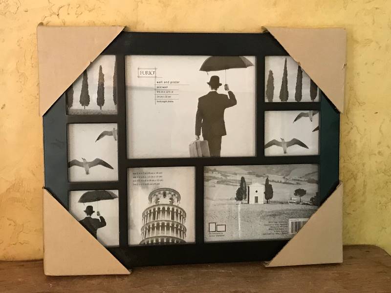 lot 2088 image: Black Frame with multiple openings (new in box)